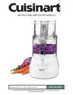 Cuisinart DLC-2007NC - Food Processor - 7 Cup Instruction And Recipe Booklet предпросмотр