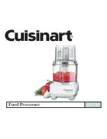 Cuisinart DLC XP - DLC-X Plus Food Processor Manual preview