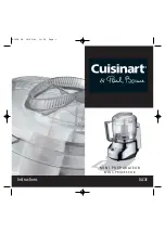 Preview for 1 page of Cuisinart DLC3E Instructions Manual