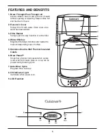 Preview for 5 page of Cuisinart DTC-975BKN - Brew And Serve Coffeemaker Instruction Booklet