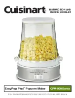 Предварительный просмотр 1 страницы Cuisinart EASY POP PLUS CPM-950 Series Instruction And Recipe Booklet