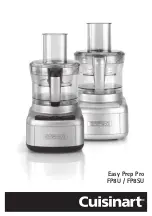 Предварительный просмотр 1 страницы Cuisinart Easy Prep Pro FP8SU Manual