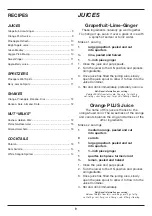 Preview for 9 page of Cuisinart EasyClean Juice Fusion Instruction And Recipe Booklet