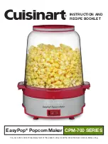 Cuisinart EasyPop CPM-700P1 Instruction And Recipe Booklet preview