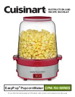 Предварительный просмотр 1 страницы Cuisinart EasyPop Popcorn Maker CPM-700 Series Instruction And Recipe Booklet