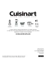 Предварительный просмотр 16 страницы Cuisinart EasyPop Popcorn Maker CPM-700 Series Instruction And Recipe Booklet