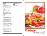 Предварительный просмотр 7 страницы Cuisinart Elite Collection MFP-108C Series Instruction Booklet And Recipe Booklet