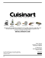 Preview for 20 page of Cuisinart EM 100 - 15-Bar Espresso Maker Instruction Booklet