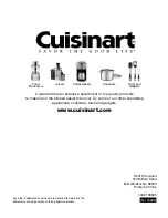 Предварительный просмотр 20 страницы Cuisinart EM-500 Instruction Book