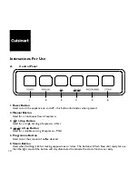 Предварительный просмотр 10 страницы Cuisinart EM200U User Manual