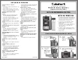 Preview for 3 page of Cuisinart Espresso Defined EM-25 Quick Reference Manual