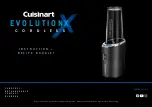 Preview for 1 page of Cuisinart EVOLUTIONX CORDLESS RPB-100C Instruction/Recipe Booklet