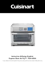 Cuisinart Express Oven Air Fry TOA-65XA Instruction/Recipe Booklet предпросмотр