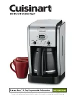 Cuisinart Extreme Brew DCC-2650 Series Instruction Booklet preview