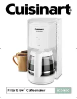 Preview for 1 page of Cuisinart Filter Brew DCC-900C User Manual