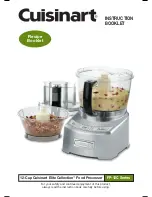 Cuisinart FP-12C Series Instruction Booklet preview