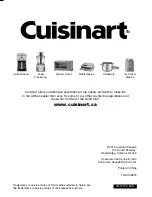 Предварительный просмотр 30 страницы Cuisinart FP-8C Series Instruction Booklet And Recipe Booklet