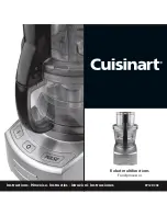 Cuisinart FP12DCSE Instructions Manual предпросмотр