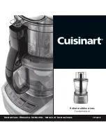 Cuisinart FP16DCE Instructions Manual предпросмотр