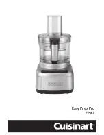 Предварительный просмотр 1 страницы Cuisinart FP8U User Manual