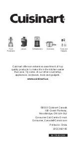 Предварительный просмотр 16 страницы Cuisinart FR-15C Series Instruction And Recipe Booklet