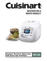 Cuisinart FRC-800 - Rice Plus Multi-Cooker Instruction/Recipe Booklet предпросмотр