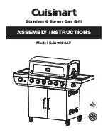 Предварительный просмотр 1 страницы Cuisinart GAS0656AF Assembly Instructions Manual