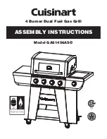 Cuisinart GAS1456ASO Assembly Instructions Manual предпросмотр