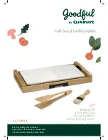 Preview for 1 page of Cuisinart Goodful GG1500GF Manual