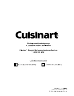 Предварительный просмотр 24 страницы Cuisinart Gourmet 600B Assembly Manual