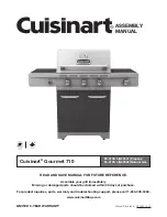 Cuisinart Gourmet 710 Assembly Manual предпросмотр