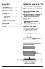 Предварительный просмотр 3 страницы Cuisinart GR-M3 Instruction And Recipe Booklet