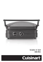 Cuisinart GR47BU Instructions For Use Manual предпросмотр