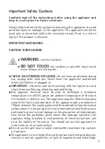 Preview for 5 page of Cuisinart GR47BU Instructions For Use Manual