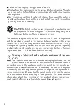 Preview for 8 page of Cuisinart GR47BU Instructions For Use Manual