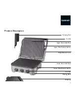 Предварительный просмотр 5 страницы Cuisinart GR4NU Instruction Book