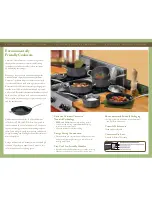 Предварительный просмотр 2 страницы Cuisinart Green Gourmet Eco-Friendly Nonstick Cookware Brochure