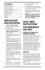 Preview for 2 page of Cuisinart GRID-8N Instruction Booklet