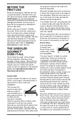 Preview for 4 page of Cuisinart GRID-8N Instruction Booklet