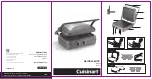 Cuisinart GRIDDLE ELITE Q162a Manual предпросмотр