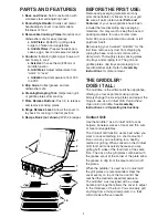 Preview for 3 page of Cuisinart Griddler CGR-4C Instruction Booklet