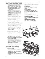 Preview for 3 page of Cuisinart GRIDDLER CGR-SMC Instruction Booklet