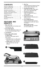 Предварительный просмотр 4 страницы Cuisinart Griddler Deluxe GR-150 Instruction Booklet