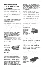 Preview for 6 page of Cuisinart Griddler GR-6S Instruction And Recipe Booklet