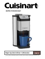 Предварительный просмотр 1 страницы Cuisinart Grind & Brew DGB-1C Instruction Booklet