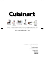 Предварительный просмотр 32 страницы Cuisinart Handy Prep DFP-3 Instruction/Recipe Booklet