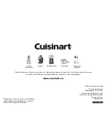 Preview for 23 page of Cuisinart Hurricane CBT-1500C Instruction And Recipe Booklet