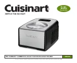 Предварительный просмотр 1 страницы Cuisinart ICE-100 Instruction Booklet