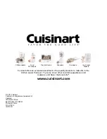 Предварительный просмотр 12 страницы Cuisinart ICE-20 Series Instruction And Recipe Booklet