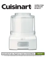 Cuisinart ICE-21C Instruction Manual preview